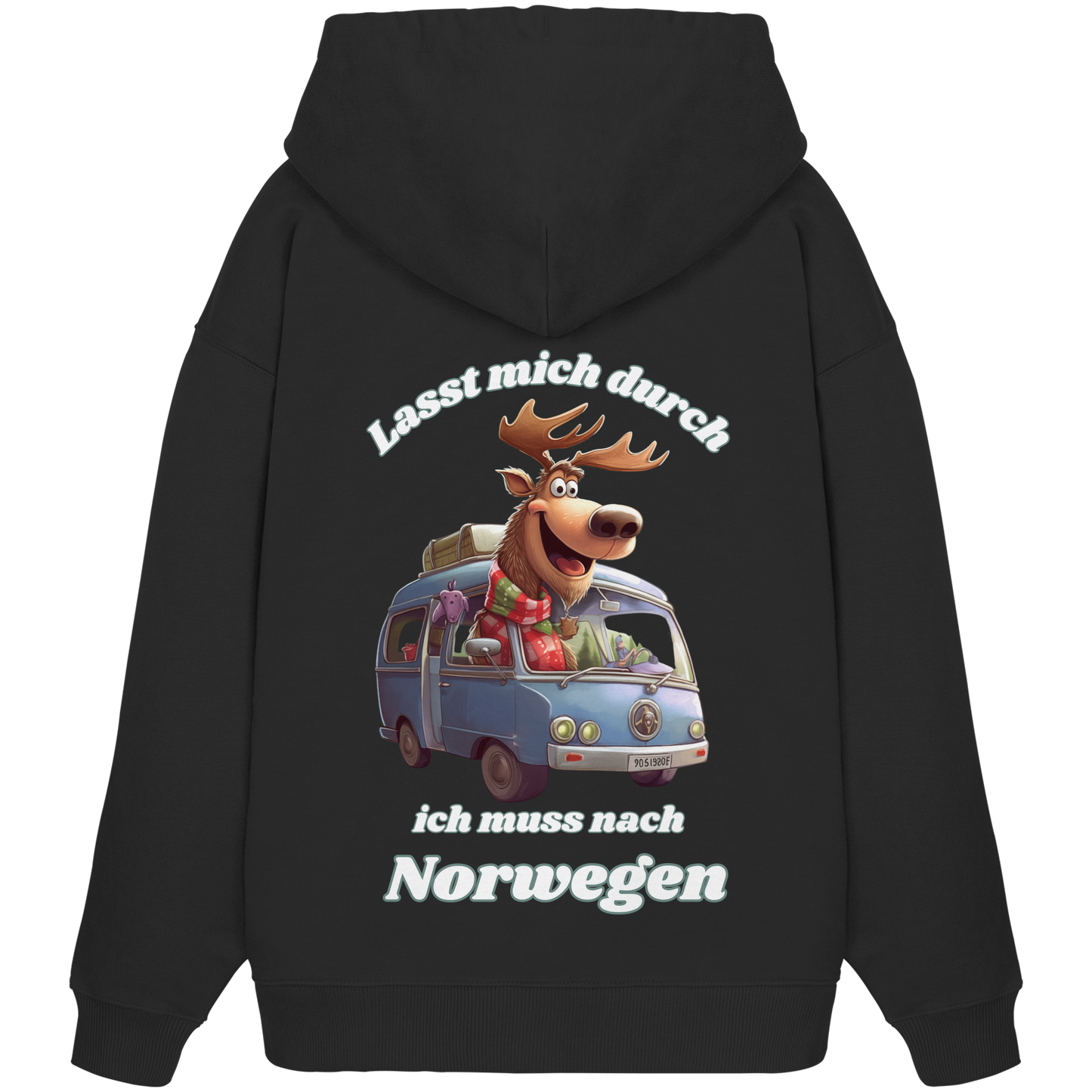 Lasst mich durch – ich muss nach Norwegen! (Rückendruck Hoodie)