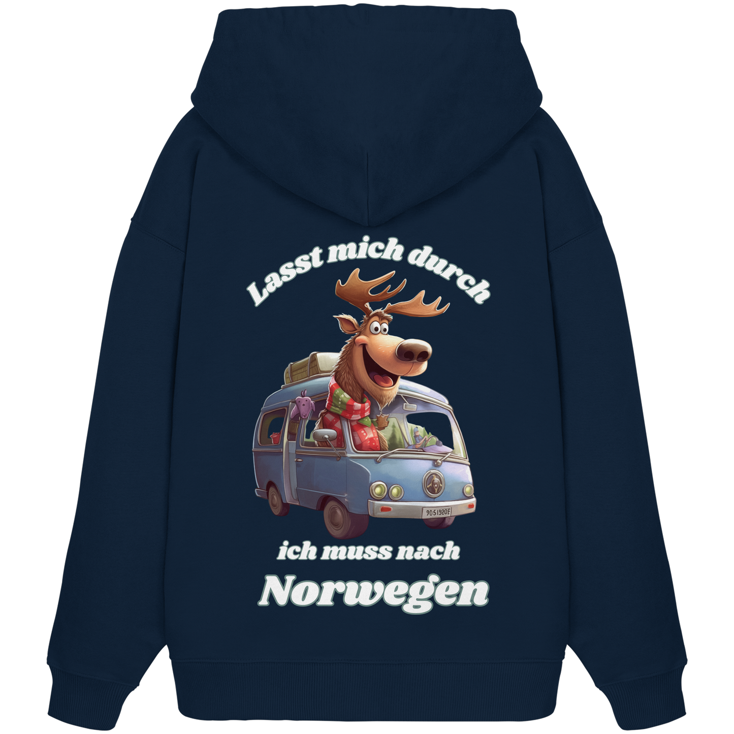 Lasst mich durch – ich muss nach Norwegen! (Rückendruck Hoodie)