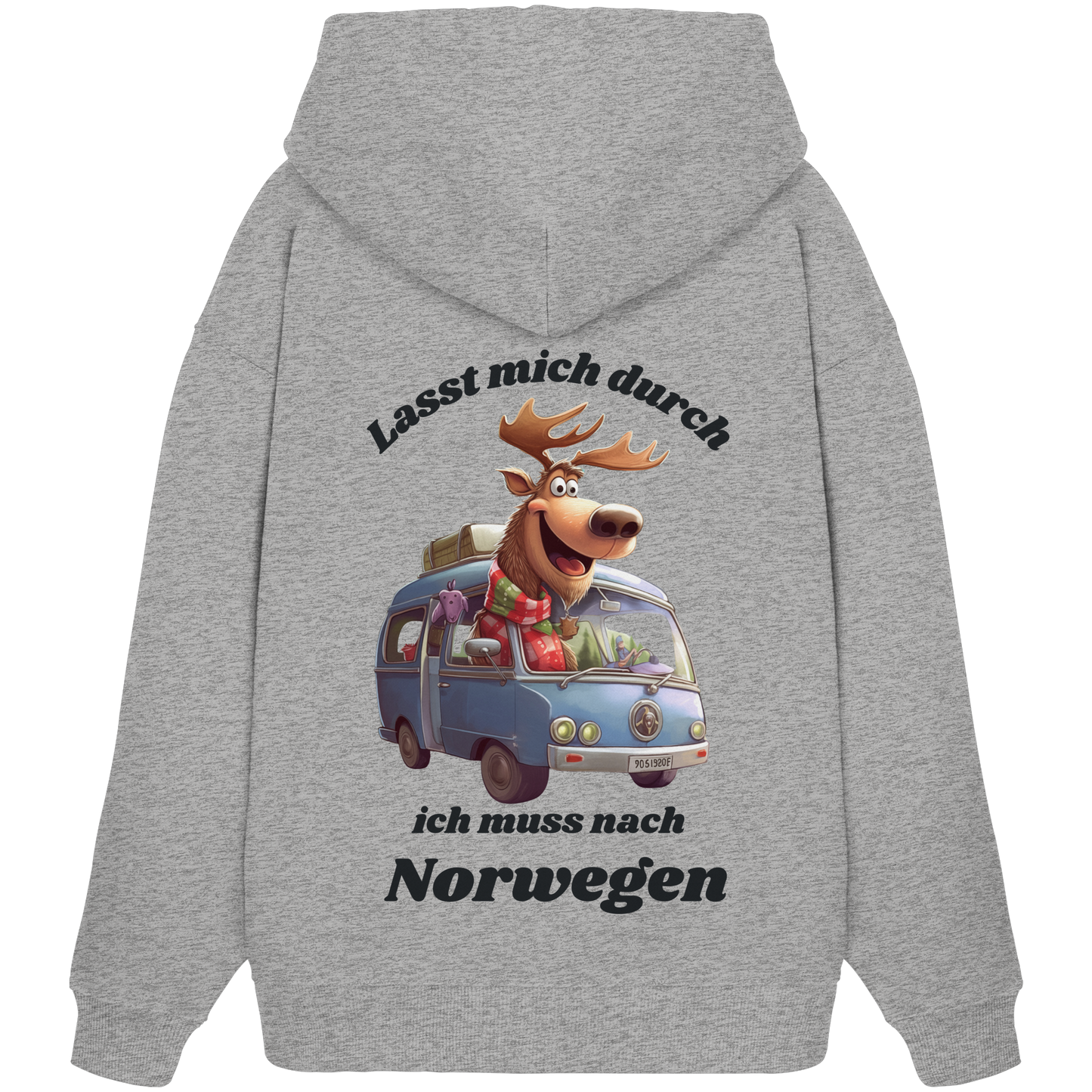 Lasst mich durch – ich muss nach Norwegen! (Rückendruck Hoodie)