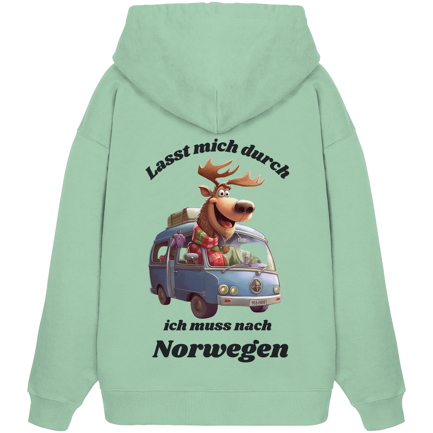 Lasst mich durch – ich muss nach Norwegen! (Rückendruck Hoodie)
