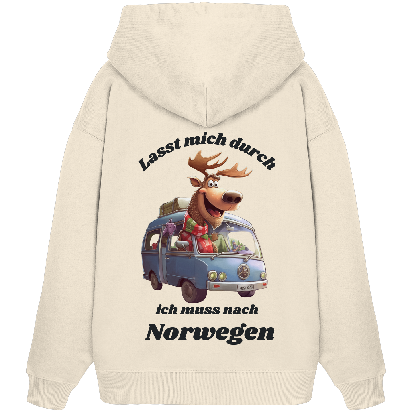 Lasst mich durch – ich muss nach Norwegen! (Rückendruck Hoodie)