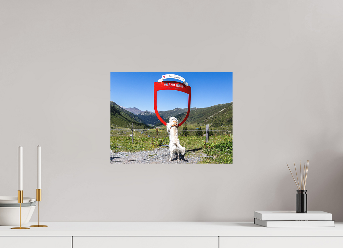 40 x 30 cm, Alu-Dibond matt – Standard Dayo an der Grand Tour of Switzerland – Fotoprint auf Alu-Dibond