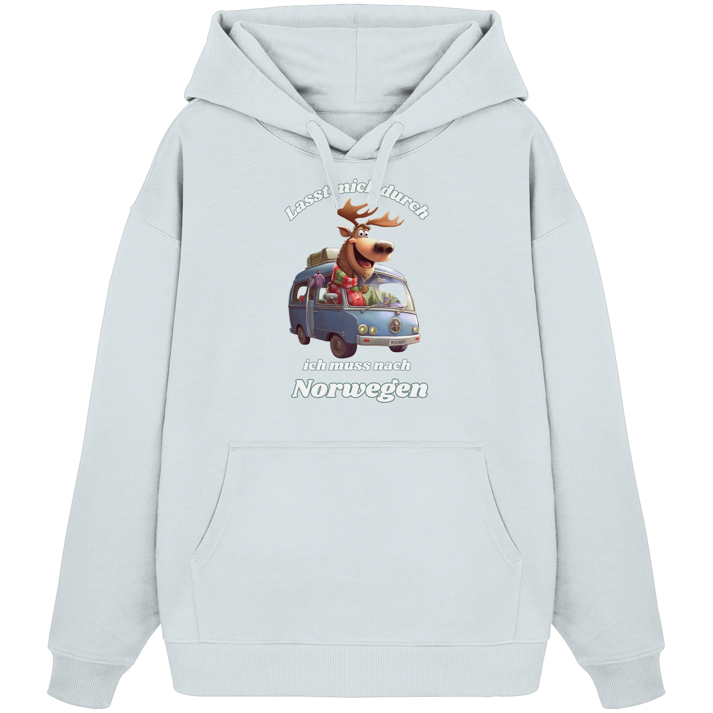 Lasst mich durch – ich muss nach Norwegen! (Rückendruck Hoodie)