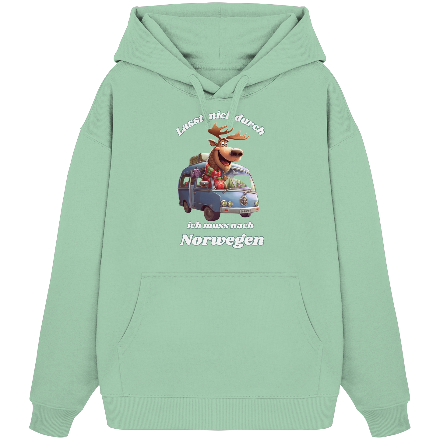 Lasst mich durch – ich muss nach Norwegen! (Rückendruck Hoodie)