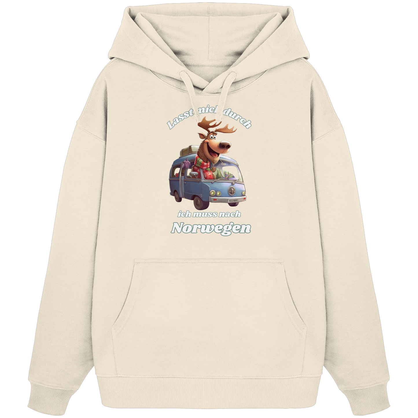Lasst mich durch – ich muss nach Norwegen! (Rückendruck Hoodie)