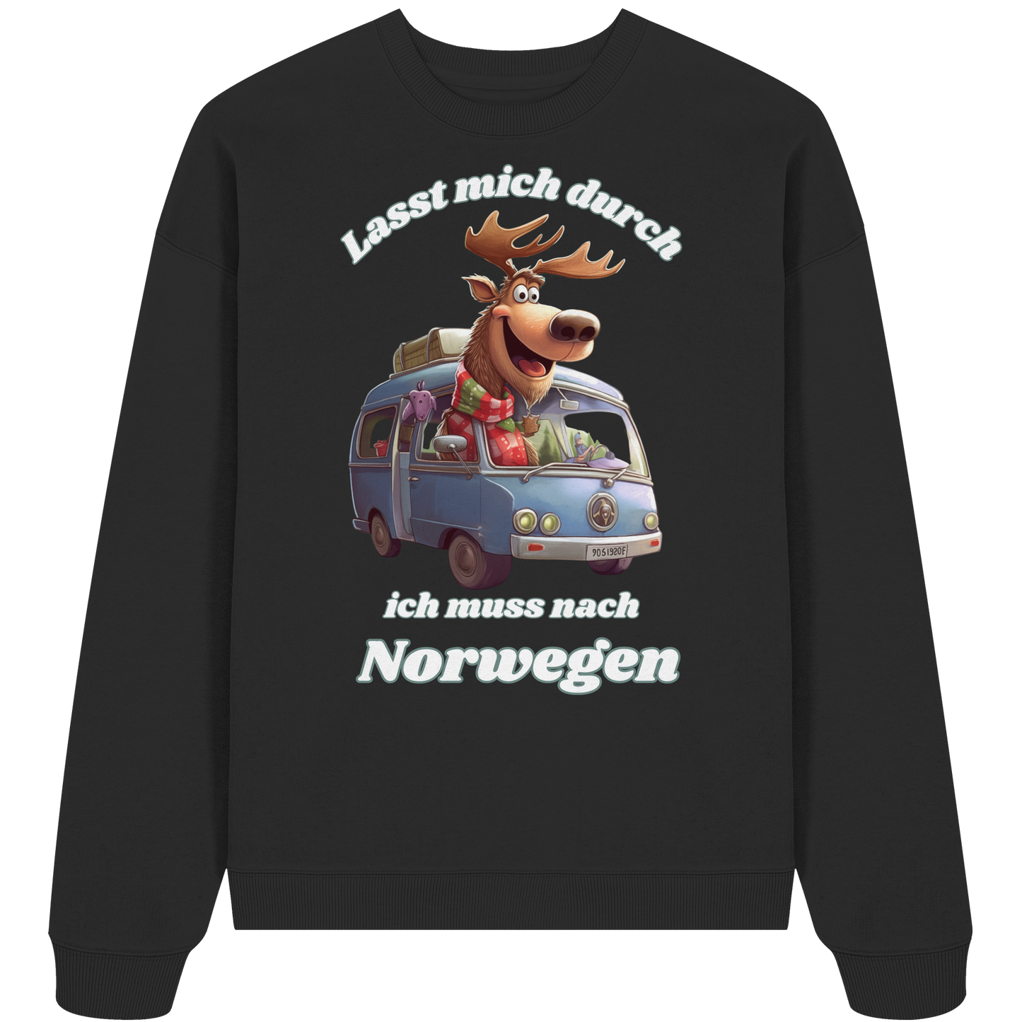 Lasst mich durch – ich muss nach Norwegen! (Oversize Sweatshirt)