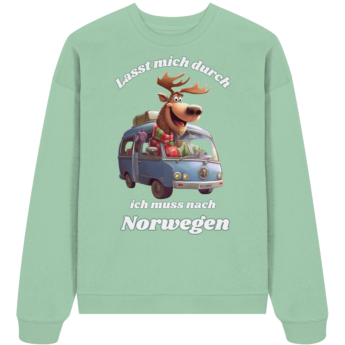Lasst mich durch – ich muss nach Norwegen! (Oversize Sweatshirt)