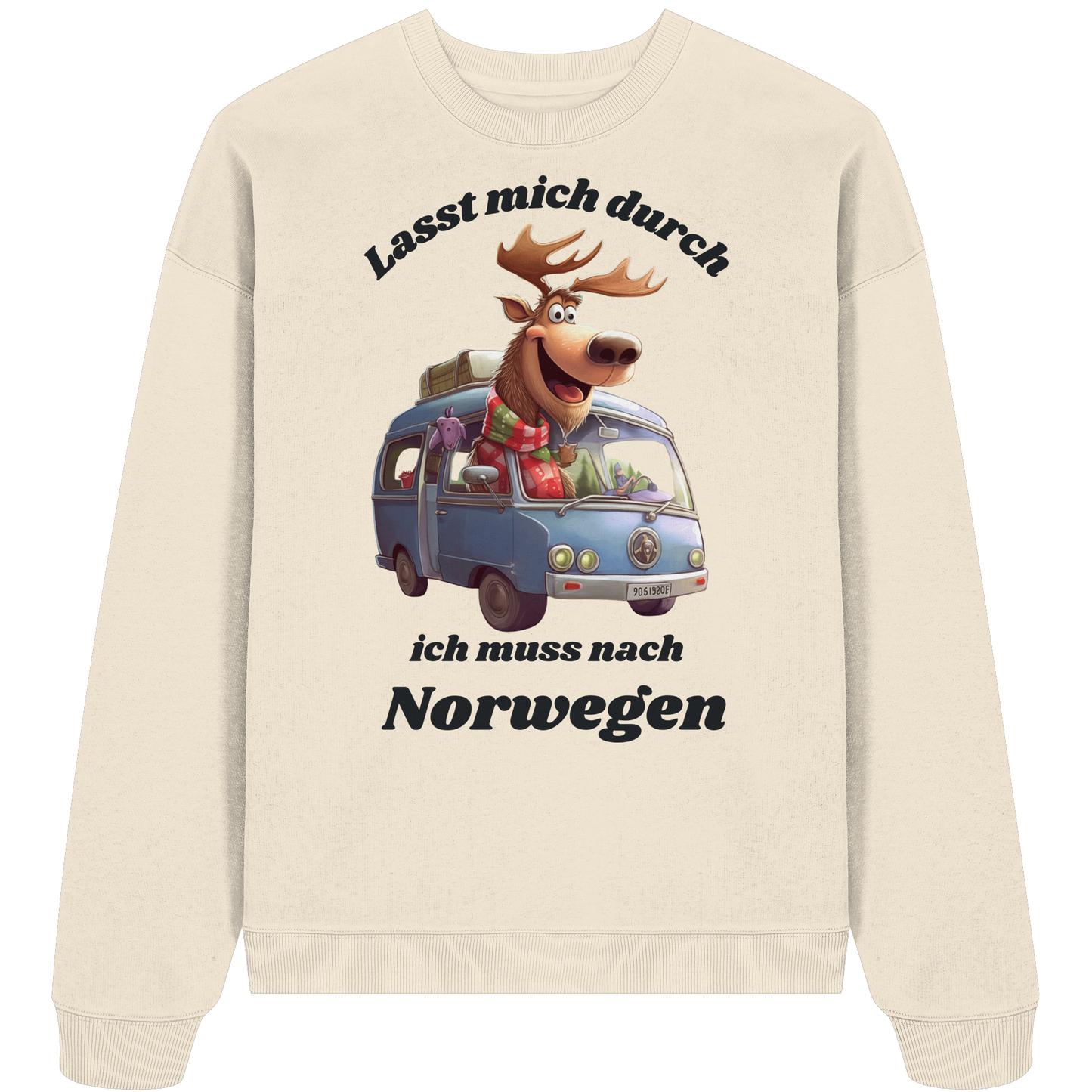 Lasst mich durch – ich muss nach Norwegen! (Oversize Sweatshirt)