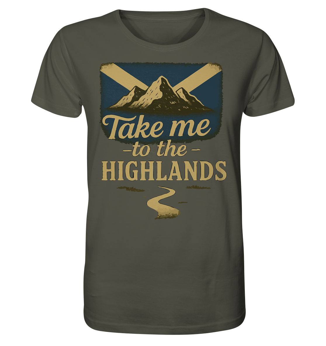 Take me to the Highlands – Organic Oversize Shirt (Unisex) - Organic Shirt