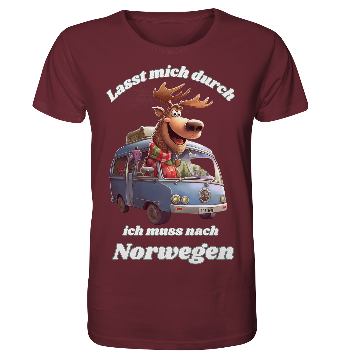 Lasst mich durch – ich muss nach Norwegen! (Bio T-Shirt Unisex)