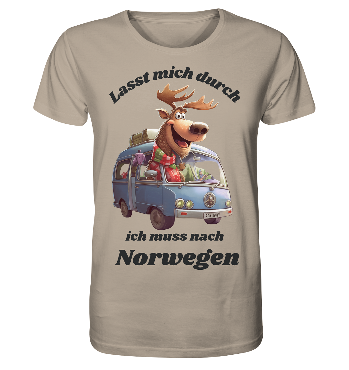 Lasst mich durch – ich muss nach Norwegen! (Bio T-Shirt Unisex)