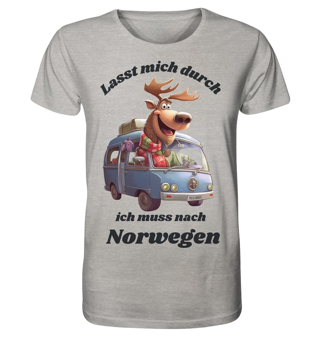 Lasst mich durch – ich muss nach Norwegen! (Bio T-Shirt Unisex)