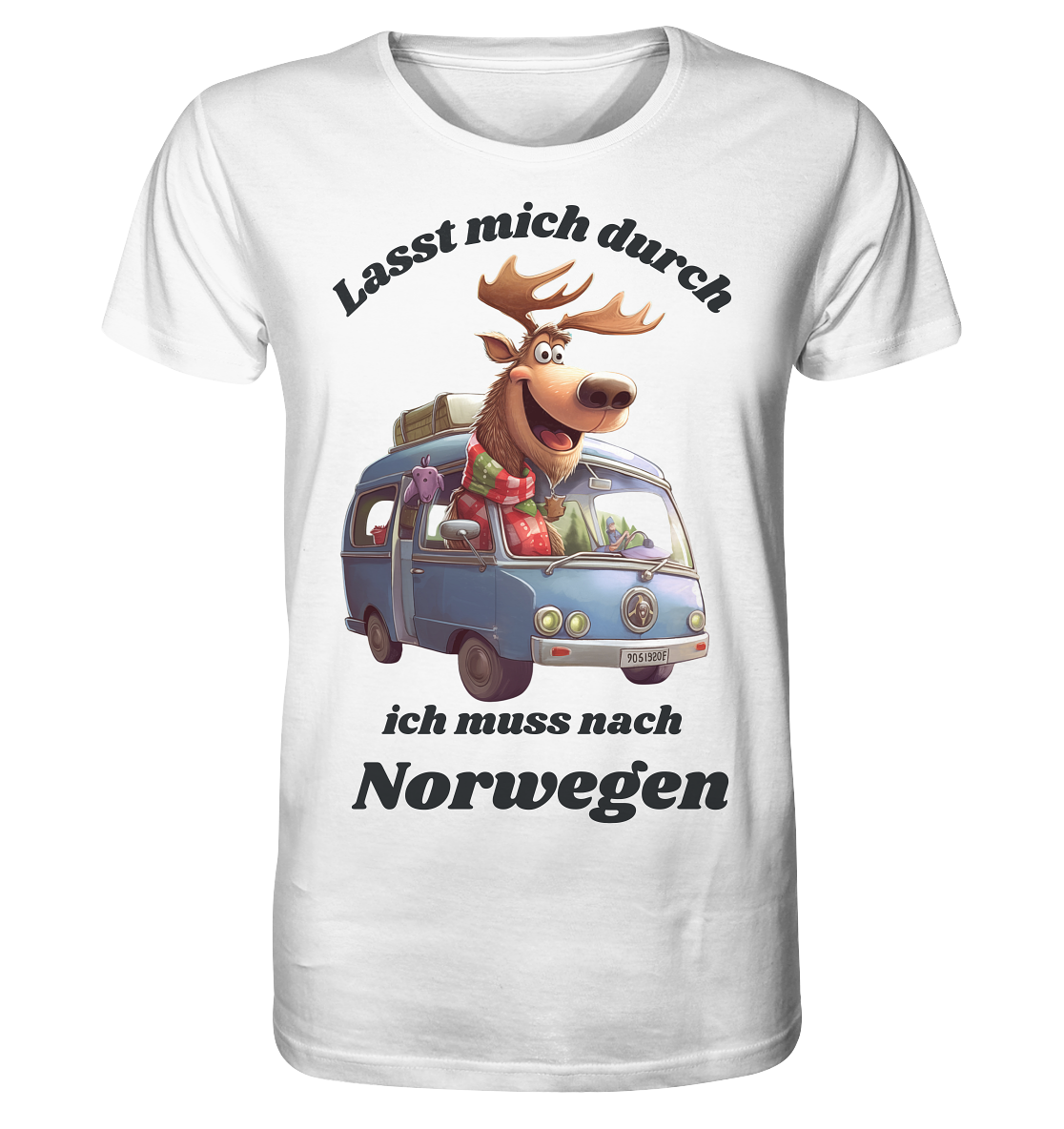 Lasst mich durch – ich muss nach Norwegen! (Bio T-Shirt Unisex)