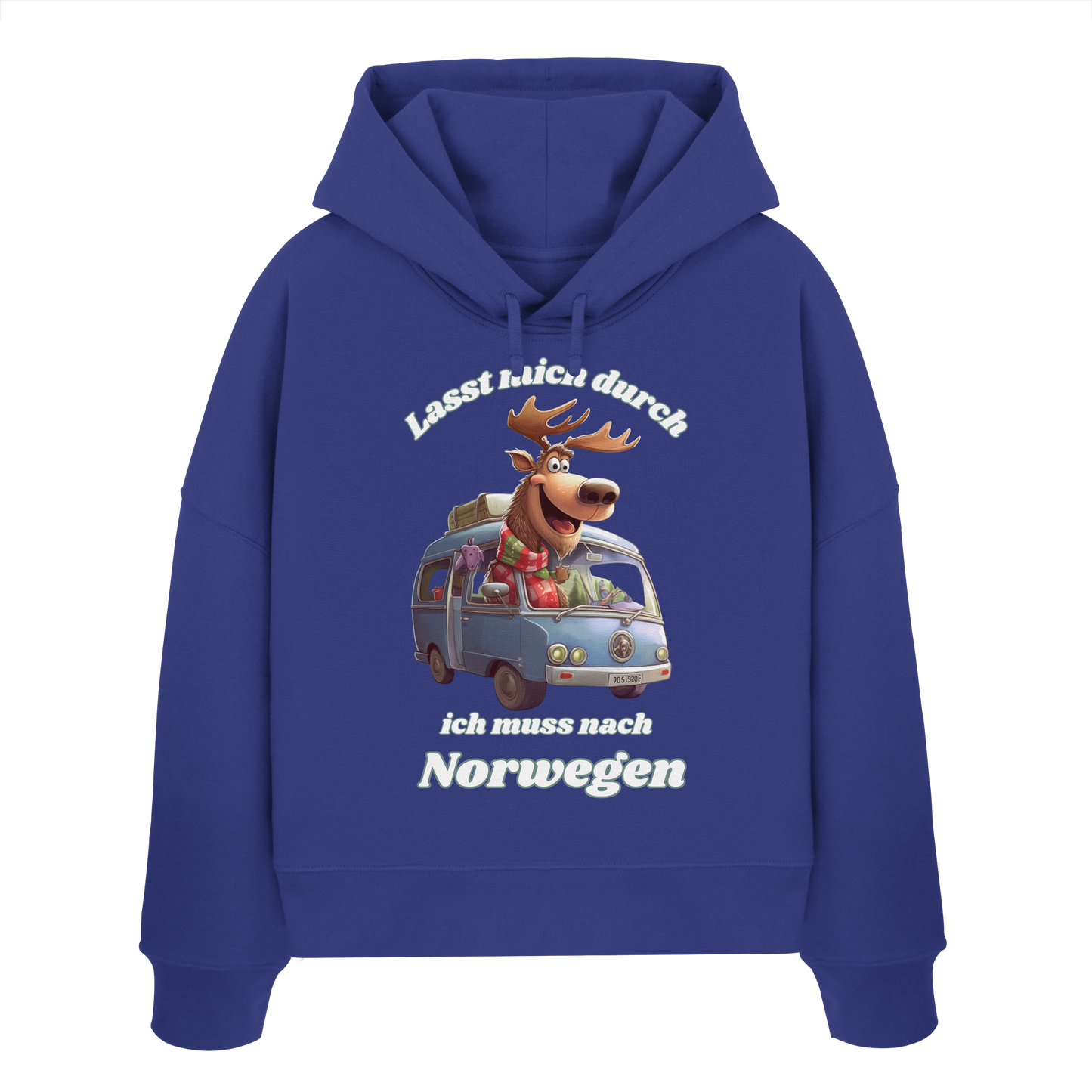 Lasst mich durch ich muss nach Norwegen - Womens Organic Boxcut Hoodie