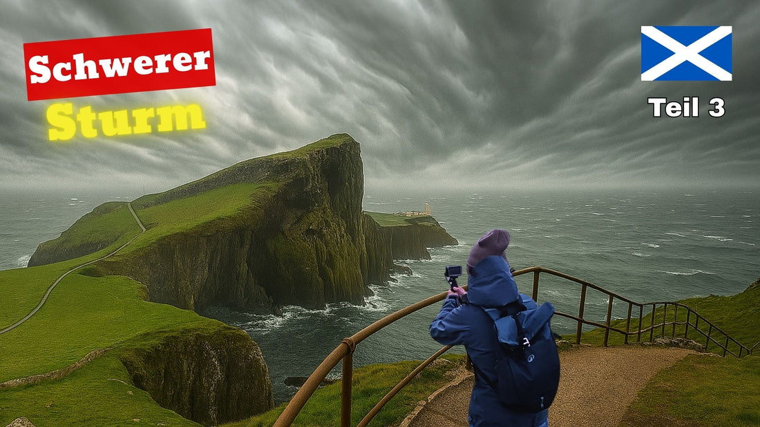 Wohnmobilreise Schottland  Teil 3 :  Dunvagan Castle |  Niest Point Lighthouse | Isle of Skye
