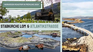 Camper Roadtrip durch Südnorwegen im Frühling | Stabkirche Lom | Schiffswrack | Atlantikstraße