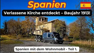 Mit dem Wohnmobil durch Nordspanien – Verlassene Kirche, Monumento al Pastor & wilde Geier!