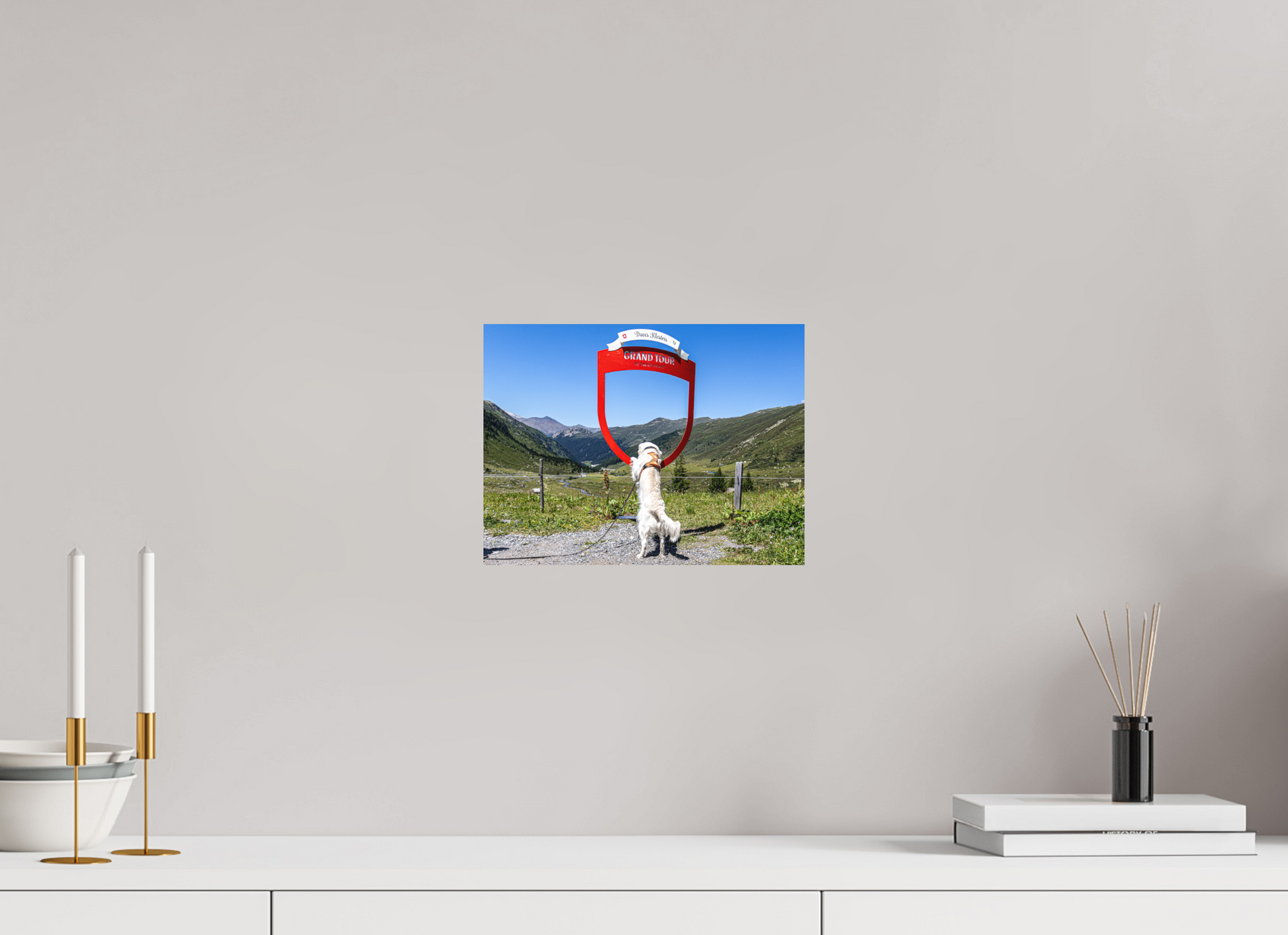 28 x 21 cm, Alu-Dibond matt – Standard Dayo an der Grand Tour of Switzerland – Fotoprint auf Alu-Dibond