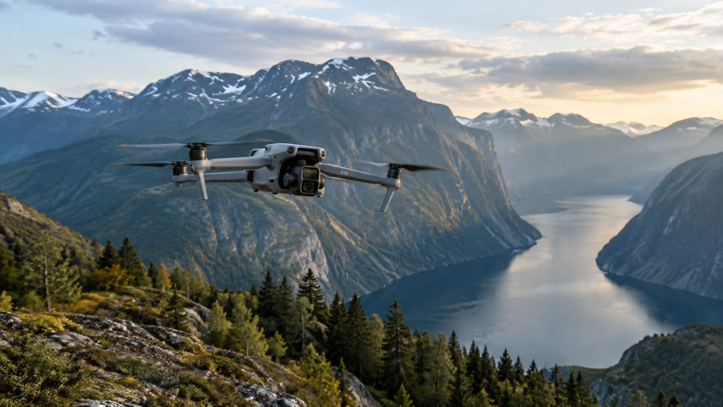 DJI Air 3S Fly More Combo mit DJI RC 2 – unsere Reisedrohne für YouTube & Landschaftsaufnahmen