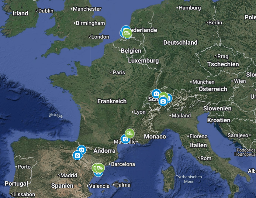 Wickie On Tour Reisekarte Europa