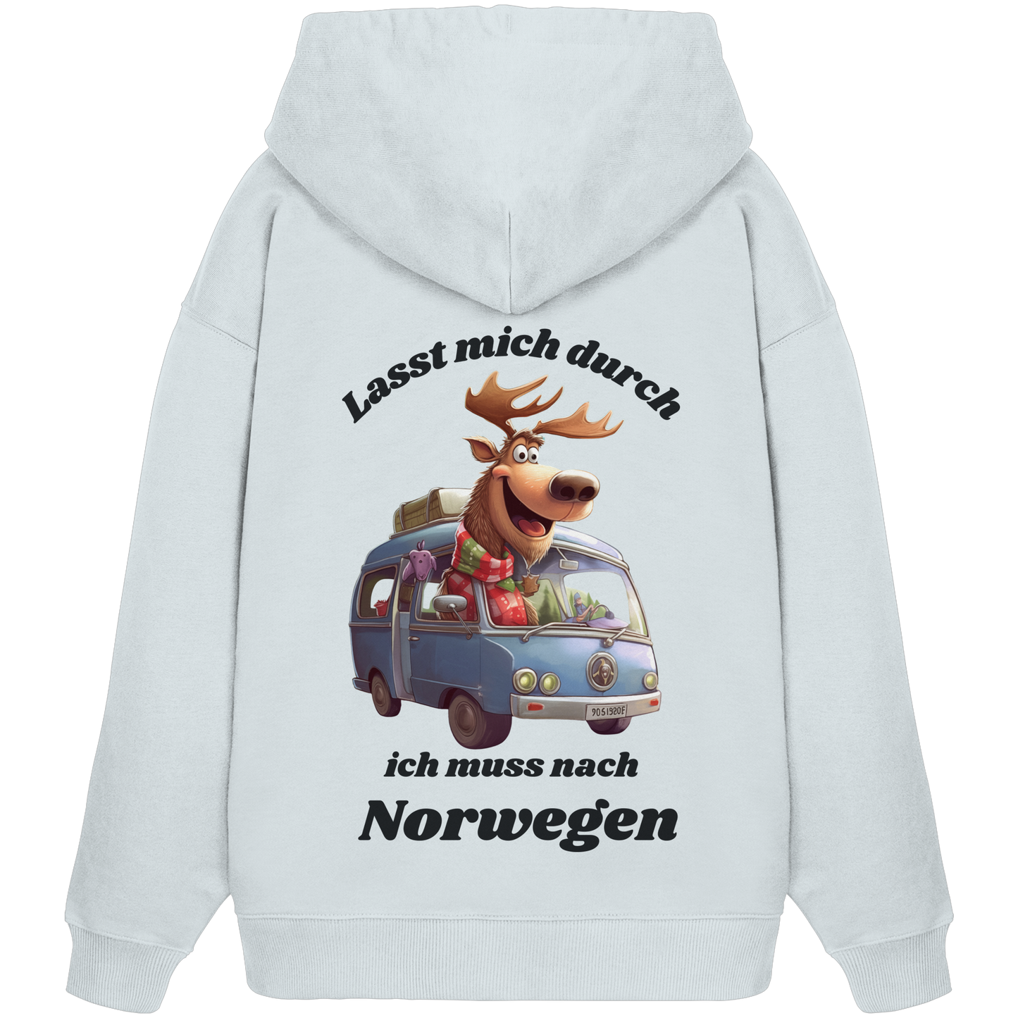 Lasst mich durch – ich muss nach Norwegen! (Rückendruck Hoodie)