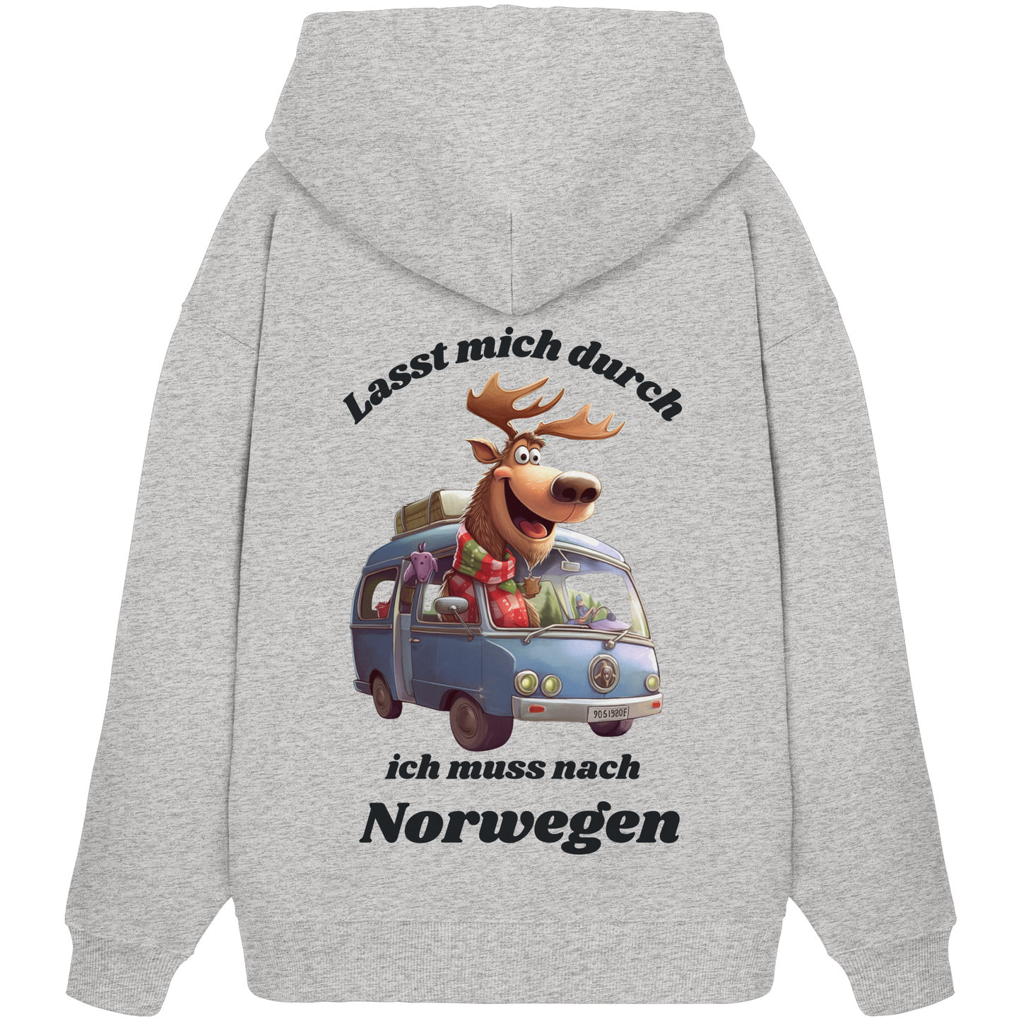 Lasst mich durch – ich muss nach Norwegen! (Rückendruck Hoodie)