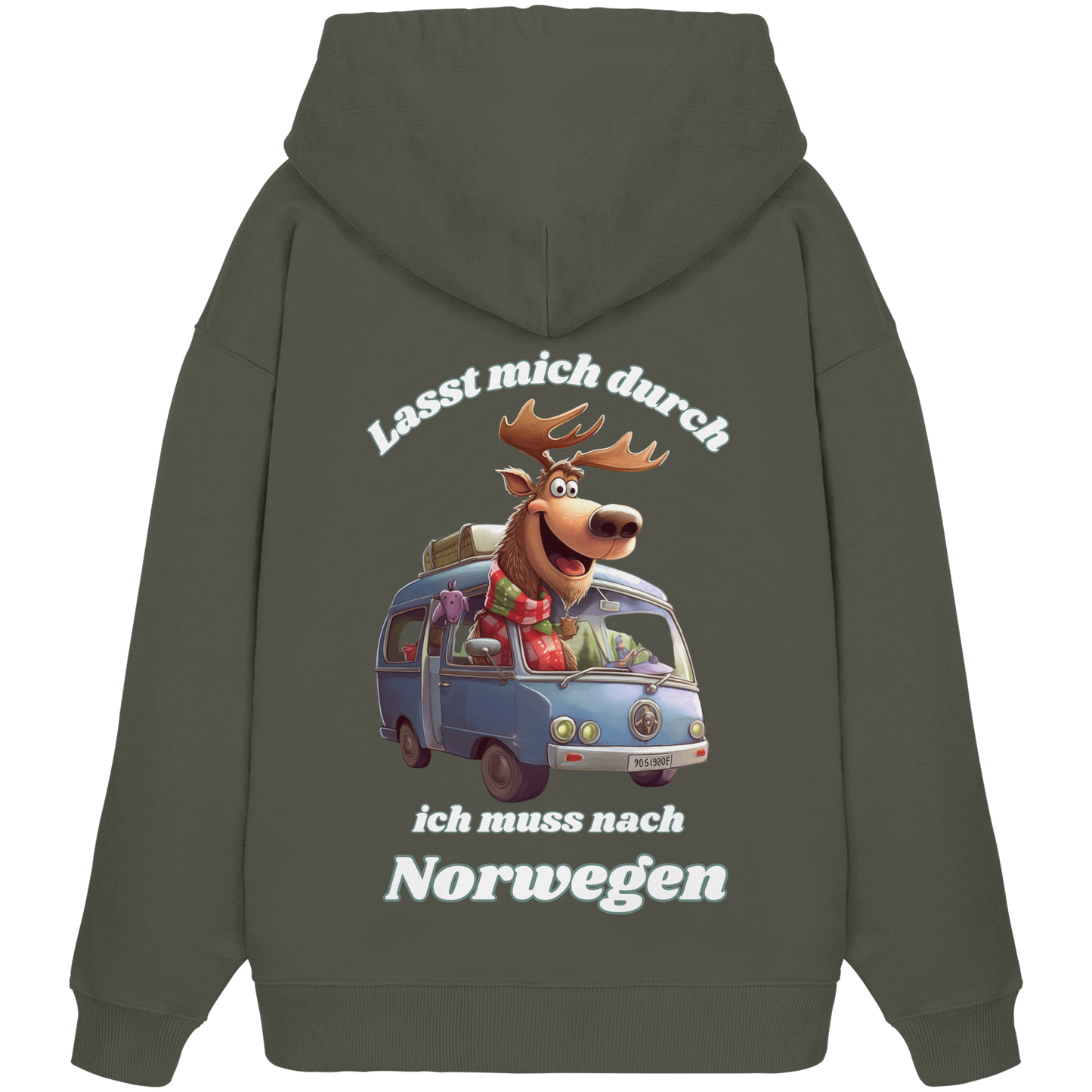Lasst mich durch – ich muss nach Norwegen! (Rückendruck Hoodie)