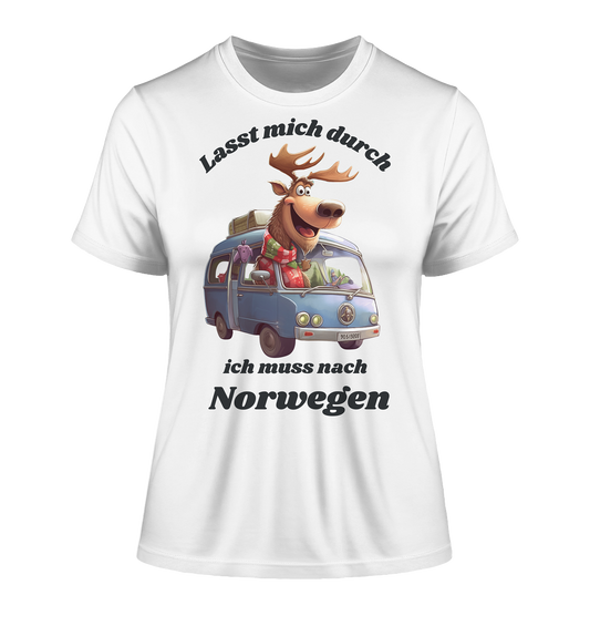 Lasst mich durch – ich muss nach Norwegen! (Damen Bio-Shirt)