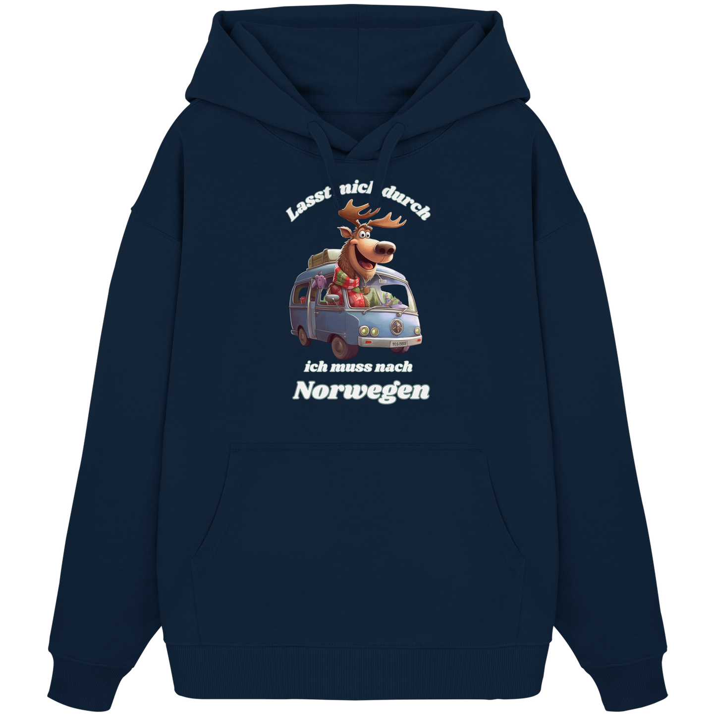 Lasst mich durch – ich muss nach Norwegen! (Rückendruck Hoodie)