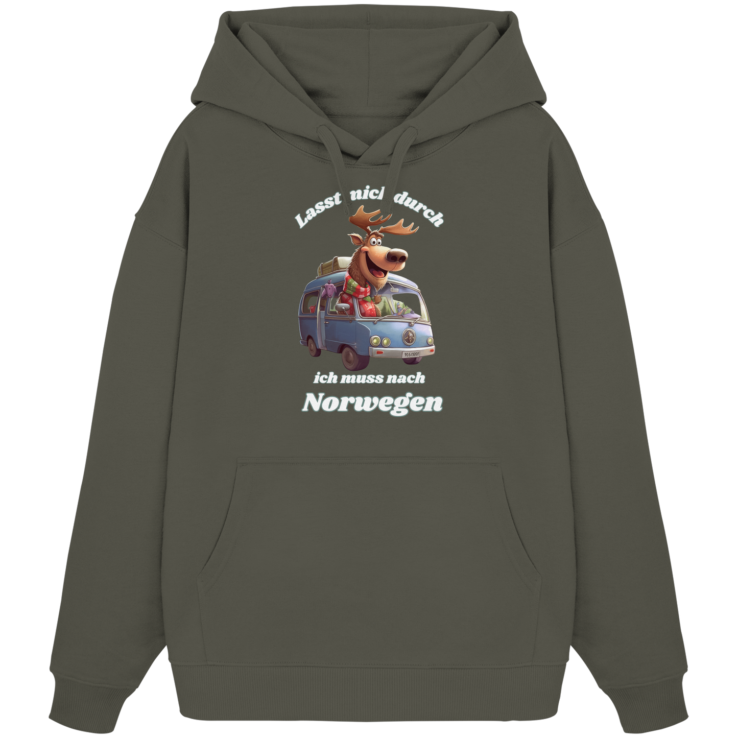 Lasst mich durch – ich muss nach Norwegen! (Rückendruck Hoodie)