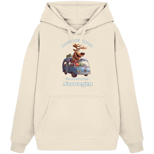 Lasst mich durch – ich muss nach Norwegen! (Rückendruck Hoodie)