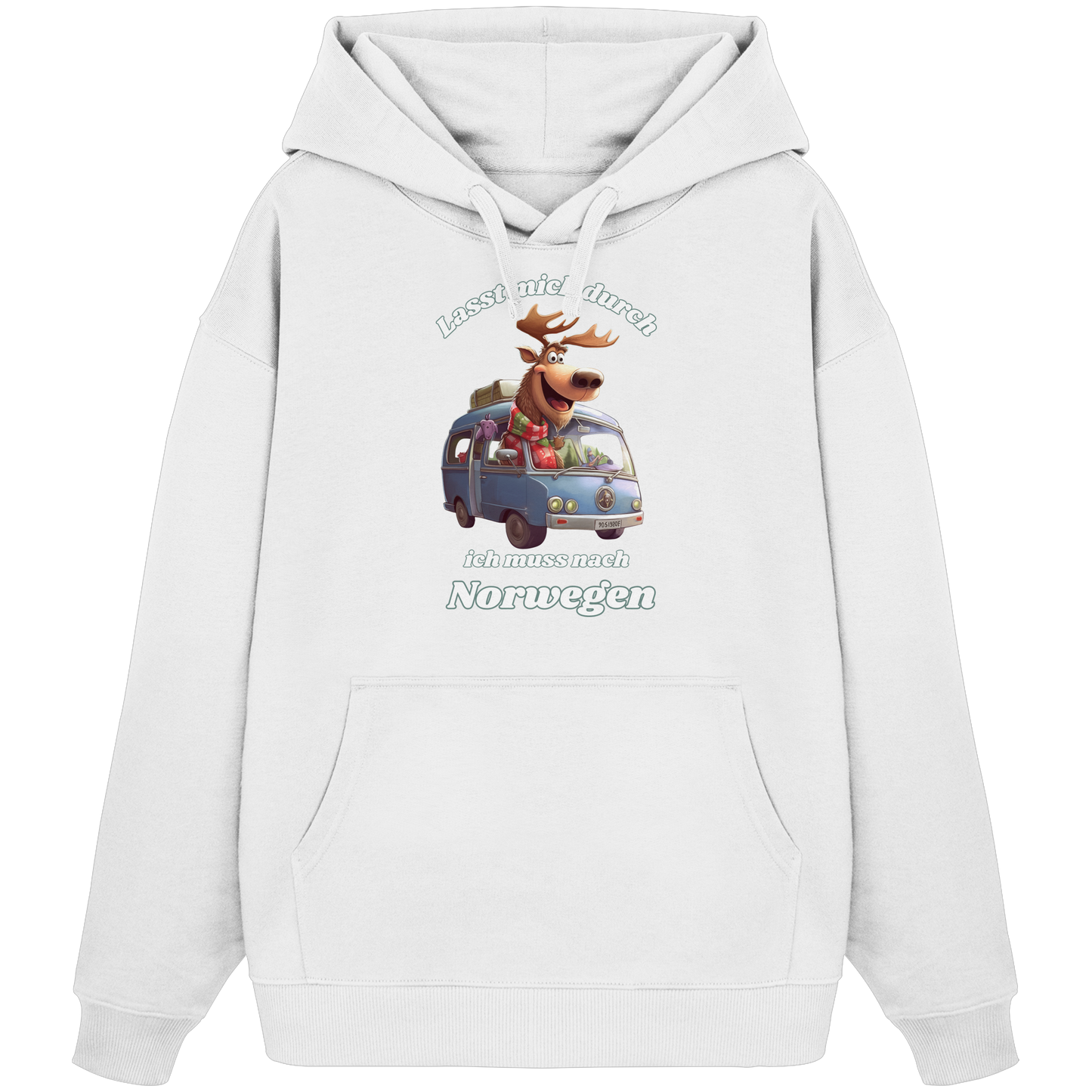 Lasst mich durch – ich muss nach Norwegen! (Rückendruck Hoodie)