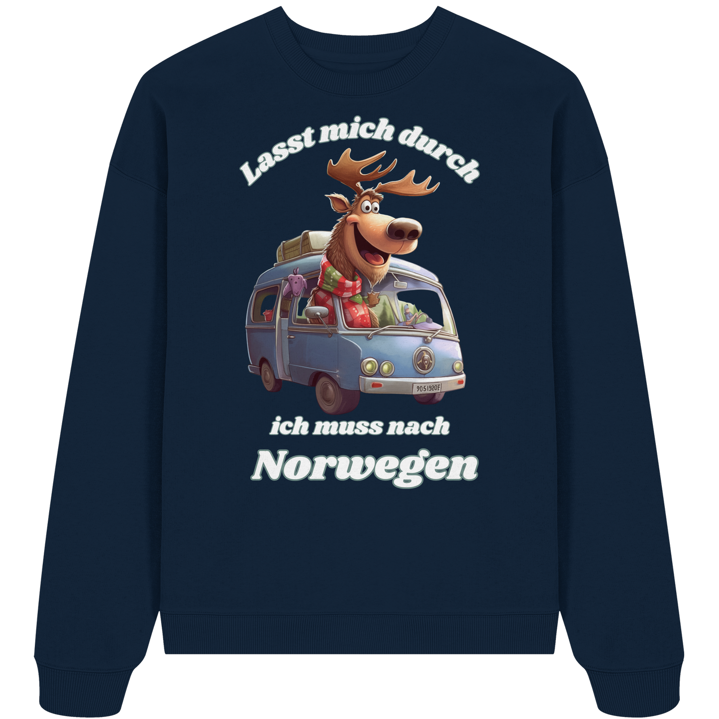Lasst mich durch – ich muss nach Norwegen! (Oversize Sweatshirt)