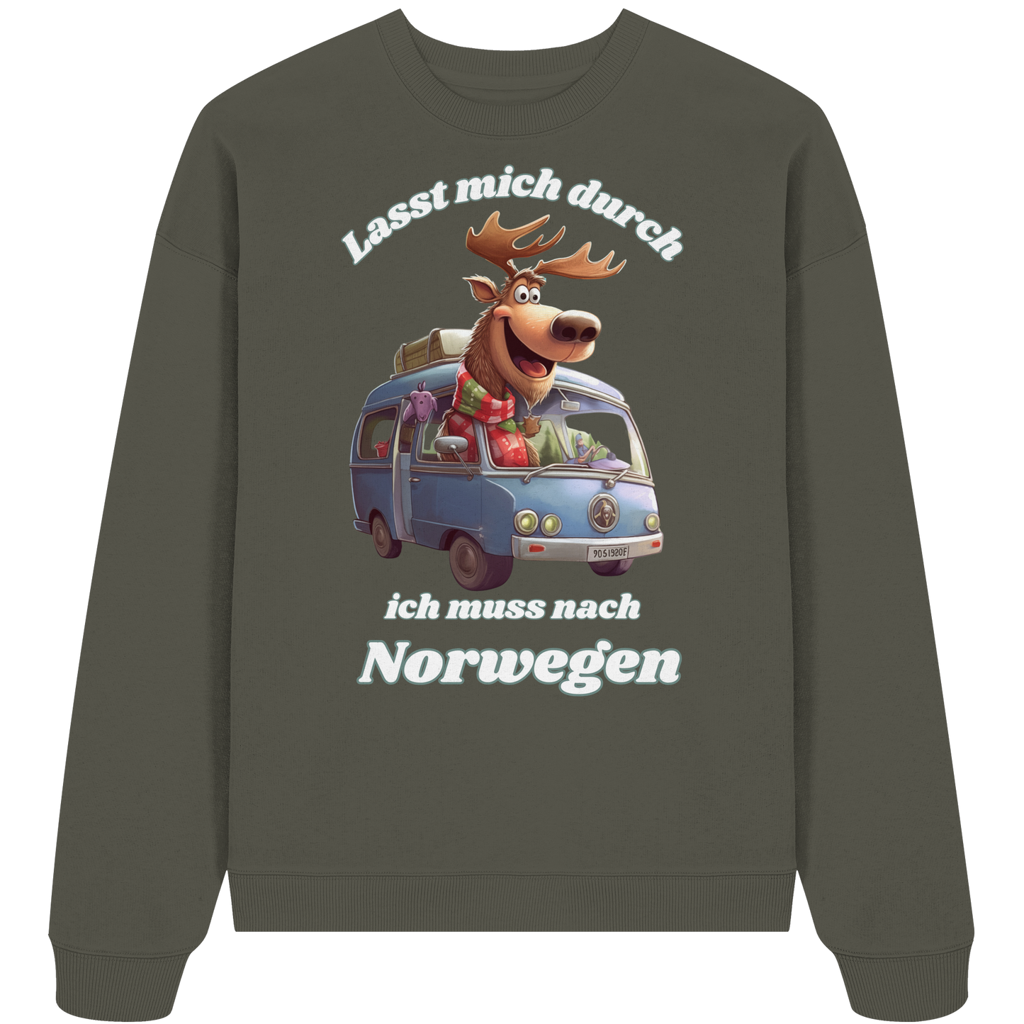 Lasst mich durch – ich muss nach Norwegen! (Oversize Sweatshirt)