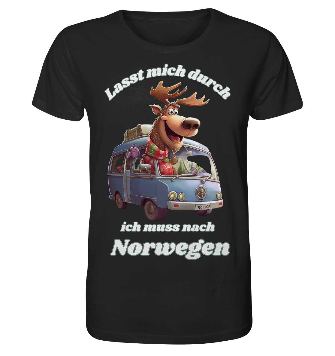 Lasst mich durch – ich muss nach Norwegen! (Bio T-Shirt Unisex)