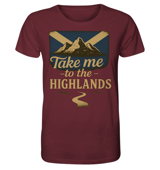 Take me to the Highlands – Organic Oversize Shirt (Unisex) - Organic Shirt