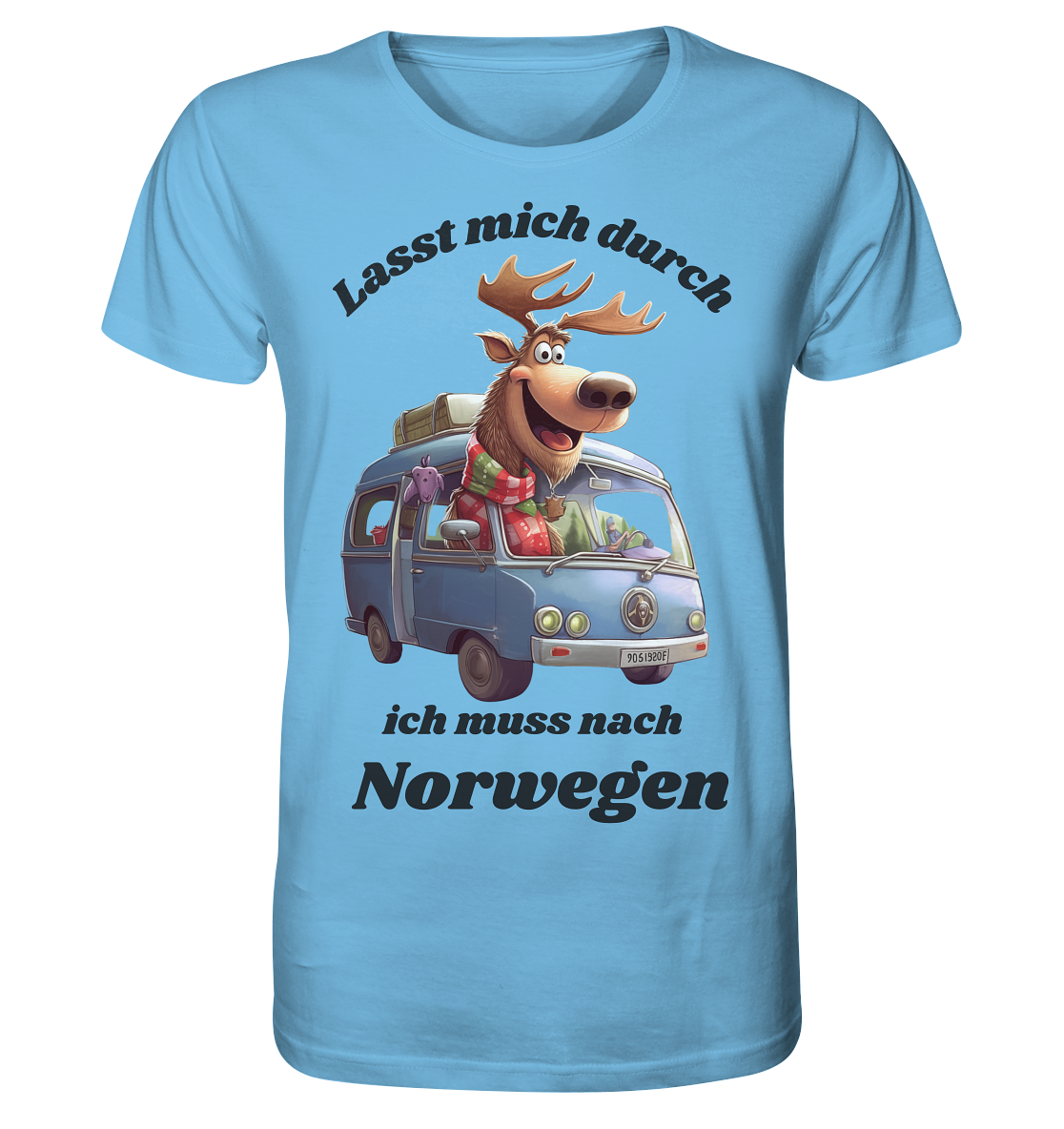Lasst mich durch – ich muss nach Norwegen! (Bio T-Shirt Unisex)