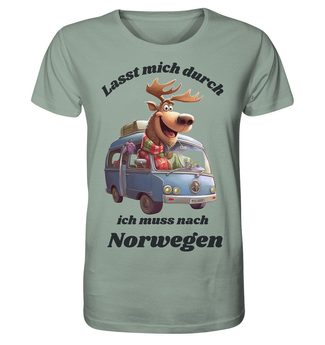 Lasst mich durch – ich muss nach Norwegen! (Bio T-Shirt Unisex)