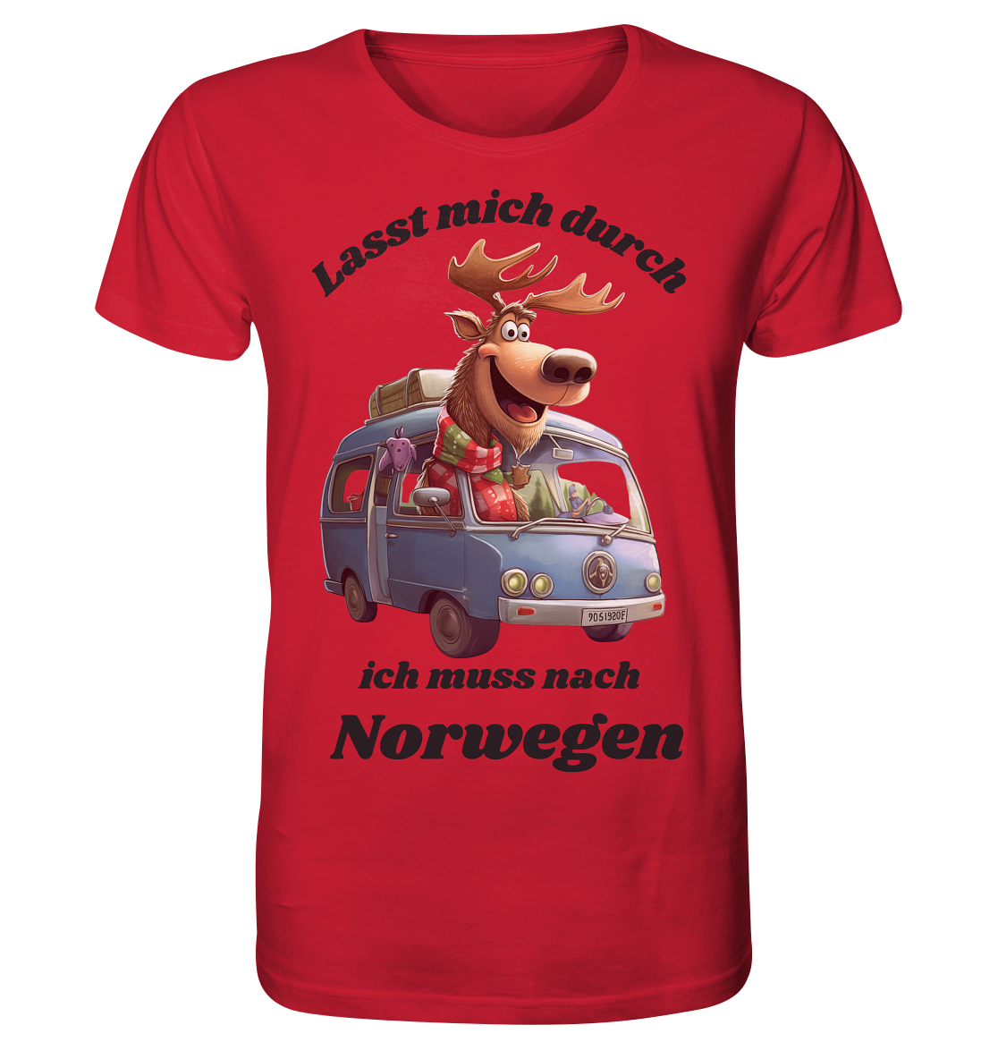 Lasst mich durch – ich muss nach Norwegen! (Bio T-Shirt Unisex)