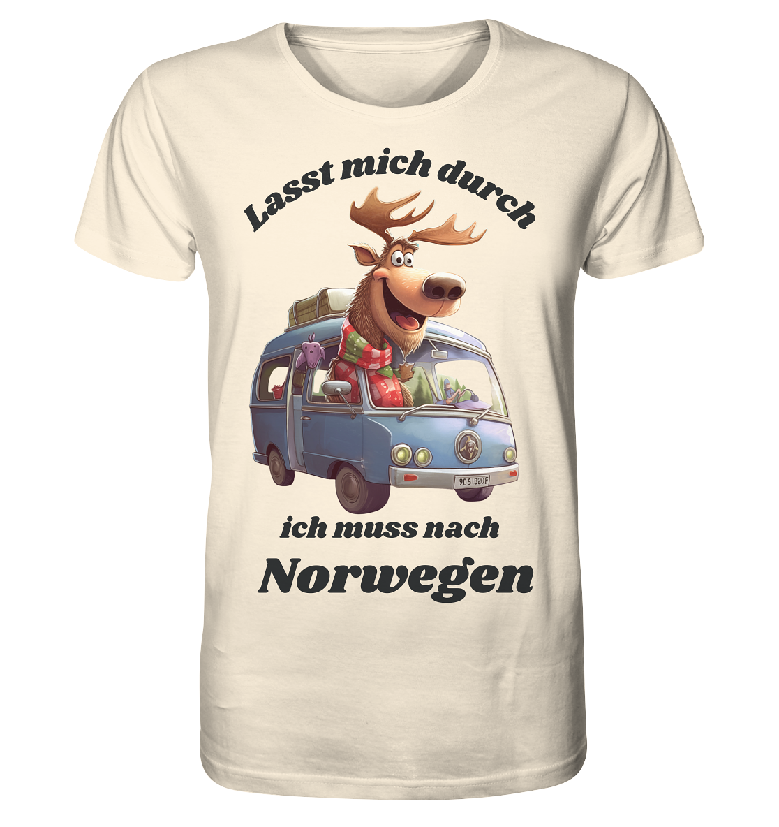 Lasst mich durch – ich muss nach Norwegen! (Bio T-Shirt Unisex)